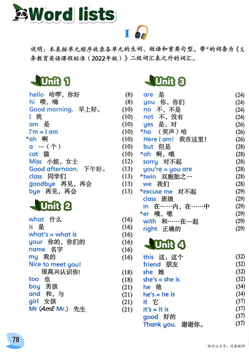 三上英语（译林版）单词表-玖零笔记