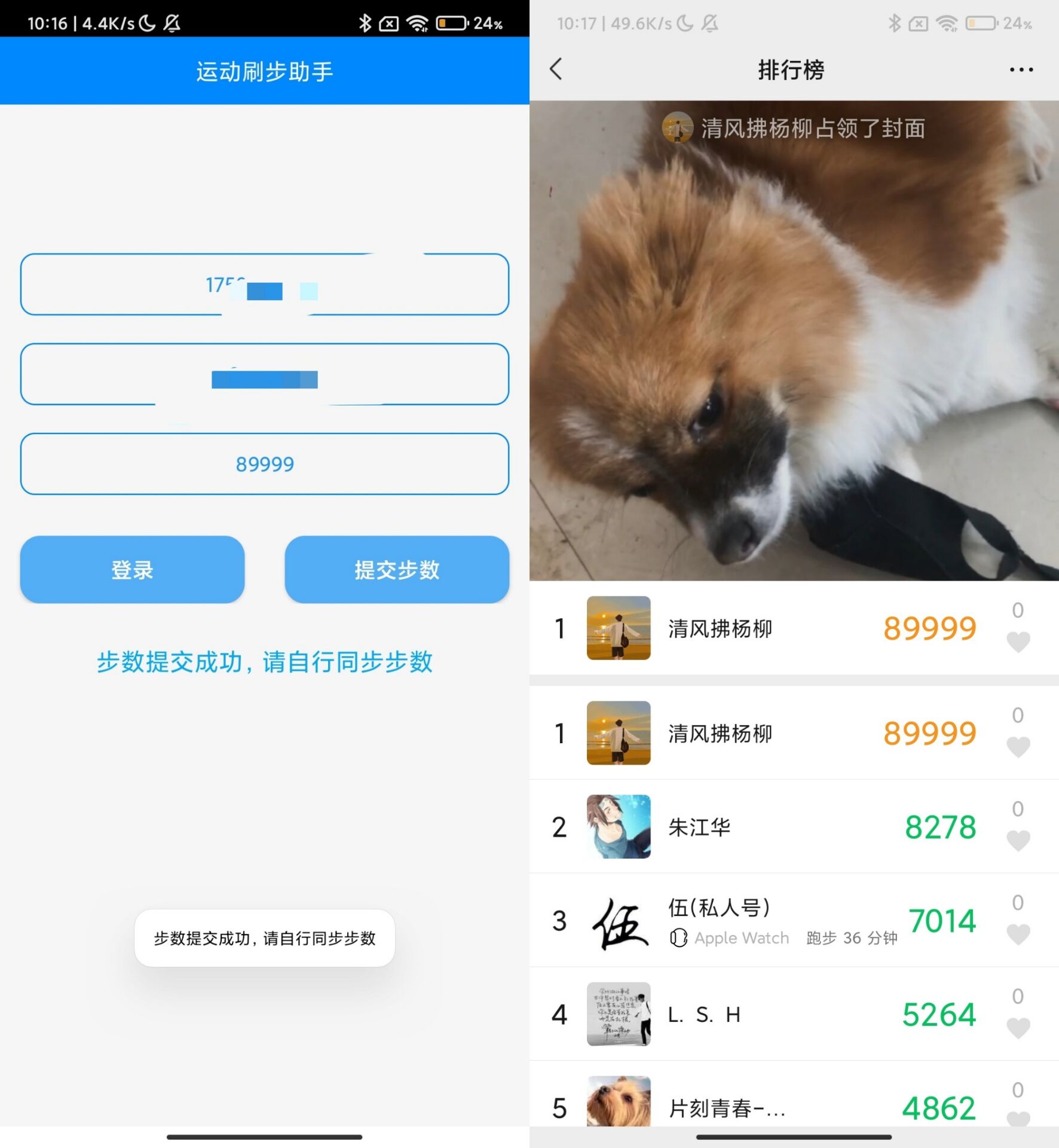 布偶步数助手 支持QQ微信支付宝-玖零笔记