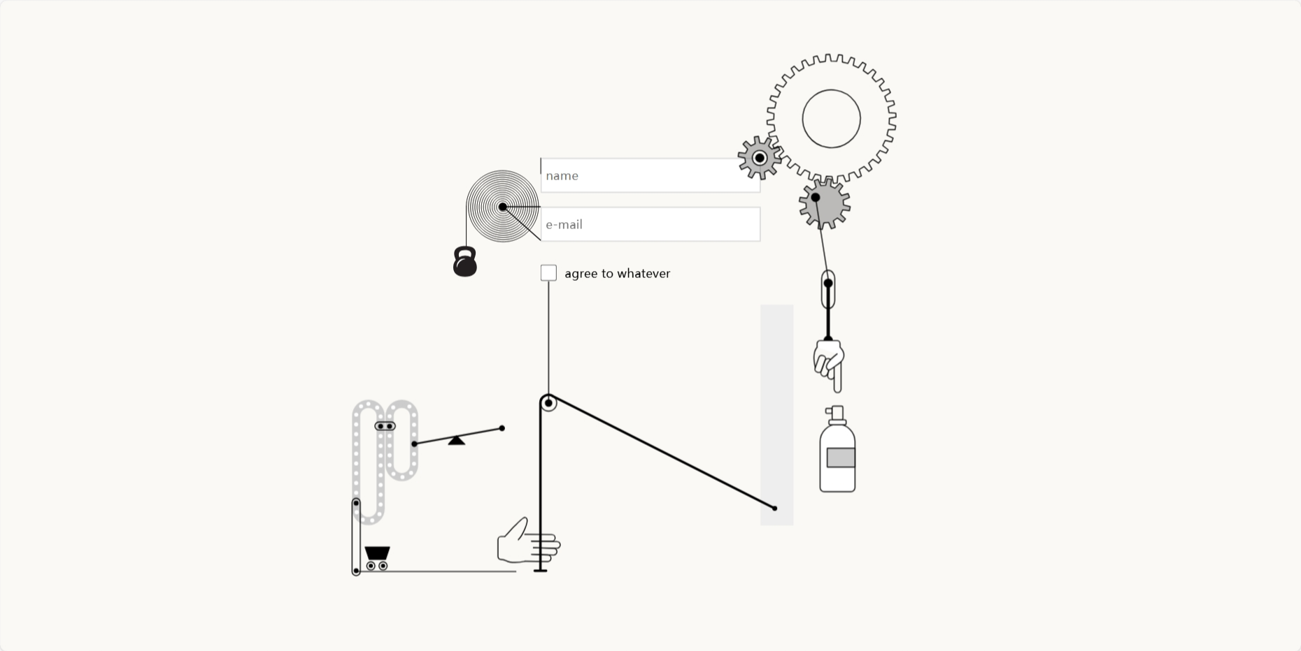 小题大做的动态互动登录页html源码-玖零笔记
