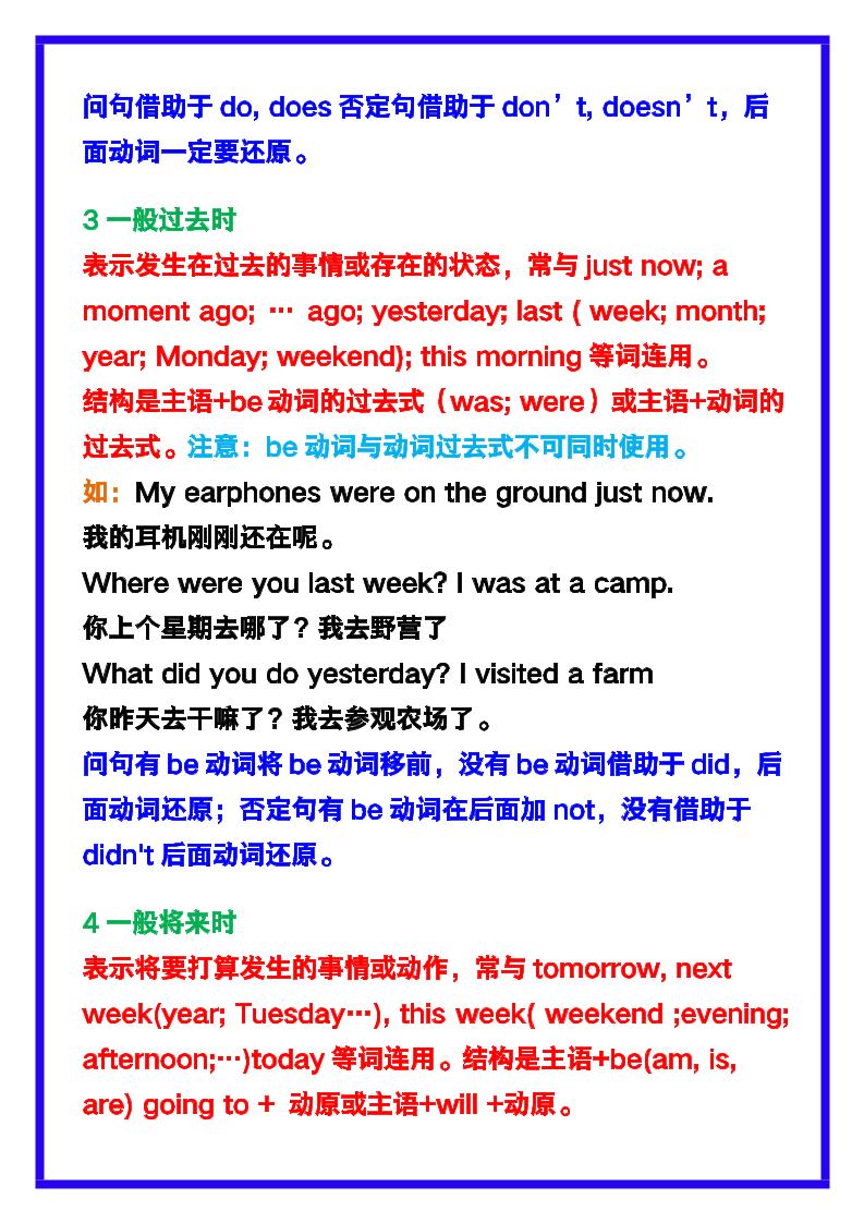 【2025秋新版】五年级英语上册《期末知识点》归纳汇总！